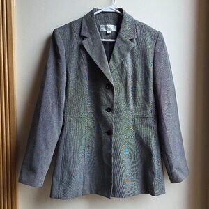 Vintage Pret A Porter Suits Gray Suit Jacket Size 12